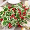 6ft Christmas Garlands with lights Holly Berry Garland Door Fireplace Decoration
